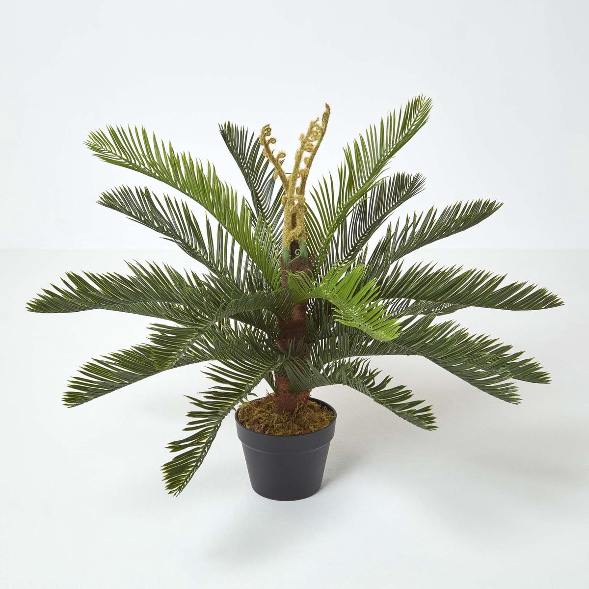 Homescapes Kunstplant Groene 'Cycadales' Cycadales Plant in Pot, 75 cm