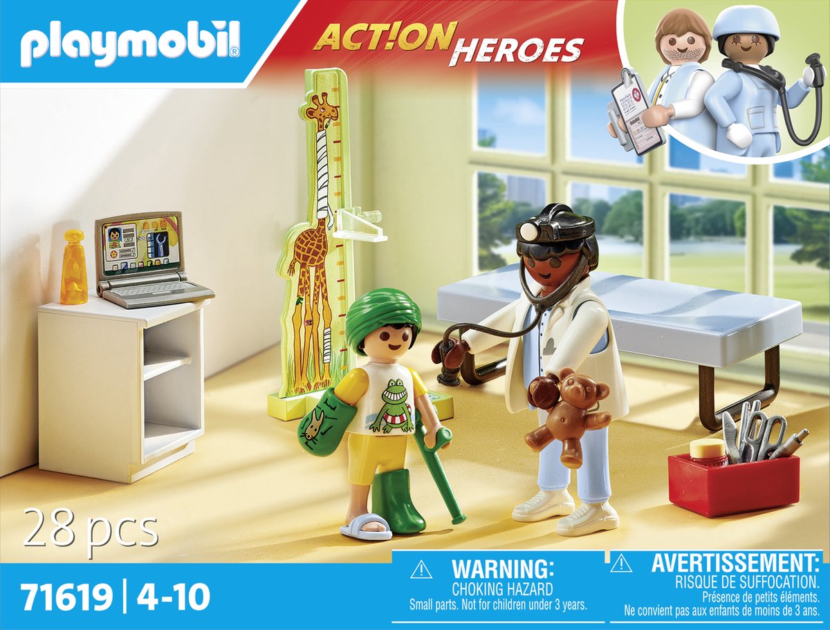 PLAYMOBIL My Life Kinderarts met teddybeer - 71619 — afbeelding 5