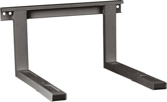 Verstelbare Keukenplank.Uitschuifbaar Magnetronrek. Uitschuifbare Aanrechtorganisator. Plank voor Magnetron, Oven, Stalen Keukengerei. Inclusief 4 Haken (35-60cm, Verstelbare Breedte
