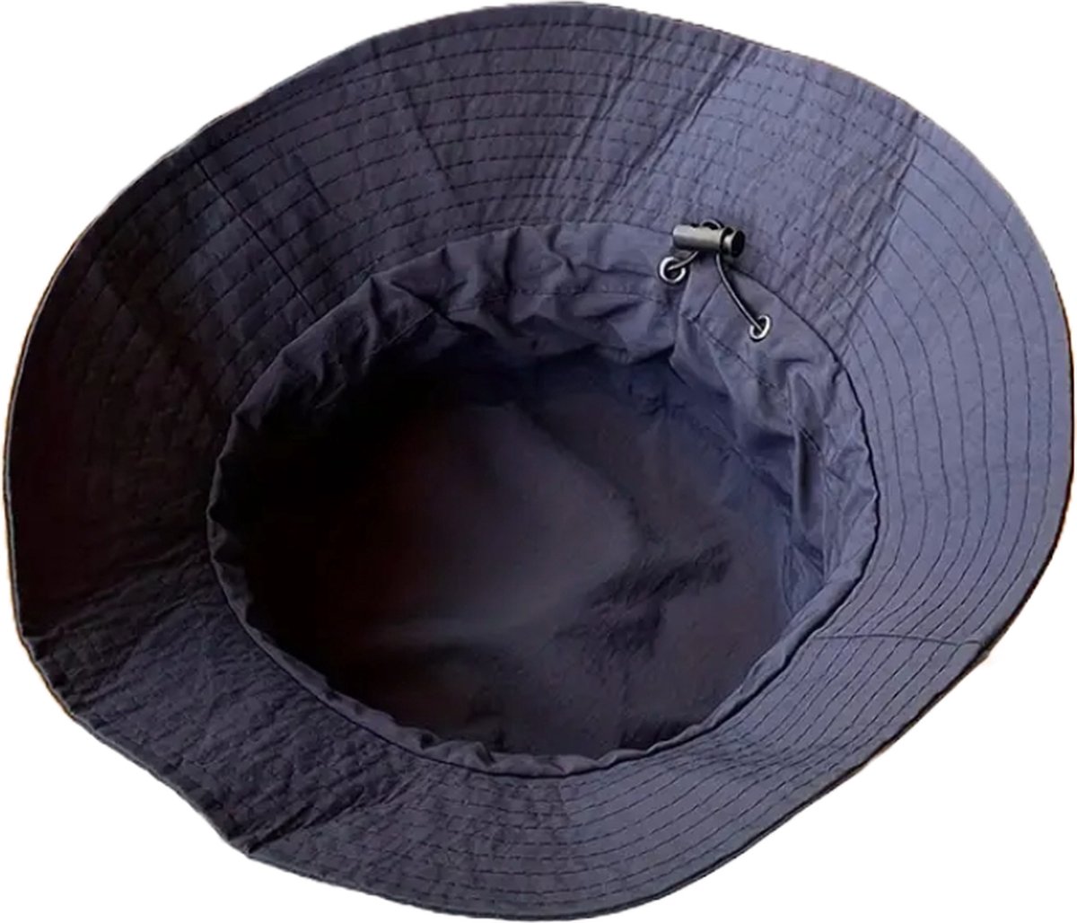 Flipflop Club® Waterproof Bucket Hat | Navy Packable Vissershoedje | UV Bescherming | Accessoires voor festival | Regen Hoedje | Vissershoed | Unisex | Visser Cap | Sun Hat | Zonnehoedje | Safari Hoed | Kamperen | Camping — afbeelding 3