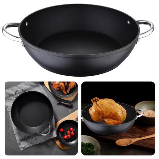 Le Creuset Les Forgées aluminum paella pan, 32 cm | Advantageously shopping at