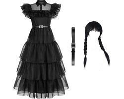 Halloween - Wednesday - Cosplay - Jurken - Woensdag - Addams - Cosplay Kostuum - Gothic - Volwassene - Halloween - Party Kostuums