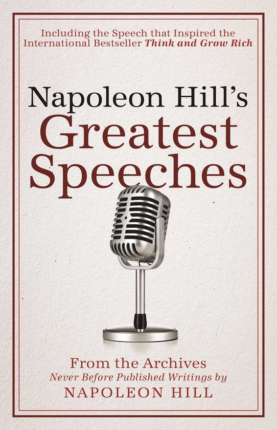 Napoleon Hill's Greatest Speeches - cover