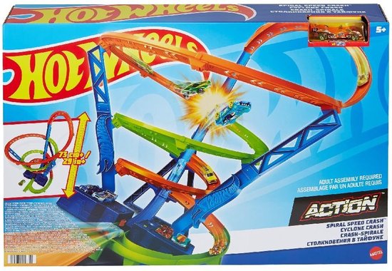 Hot Wheels Action Hyper-Speed Crash - Speelgoedvoertuig