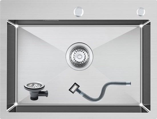 HCB RVS Spoeltafel Spoelbak 2 Schuifdeuren Premium-line 140 cm Horeca - Horecacentrum Brabant