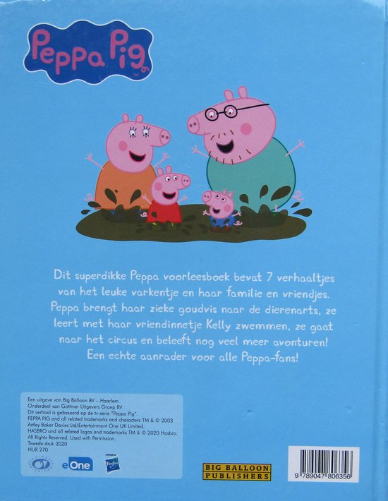 Peppa Pig  -   Peppa Pig - Groot voorleesboek — afbeelding 2