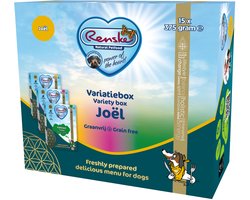 Renske Variatiebox Joël - Hondenvoer - Kip Lam Kalkoen 15x375 g Graanvrij