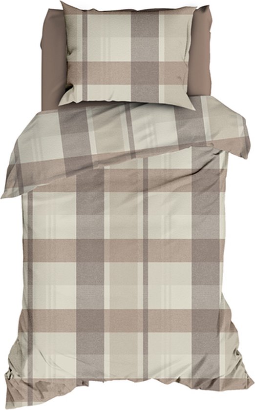 heimtexland Teddy Flanel omkeerbaar beddengoedset, winterdekbedovertrek, behaaglijk zacht en warm, hoofdkussen 80 x 80 cm, dekbed 155 x 220 cm, kasjmier touch, cadeau-idee voor Kerstmis, type 751