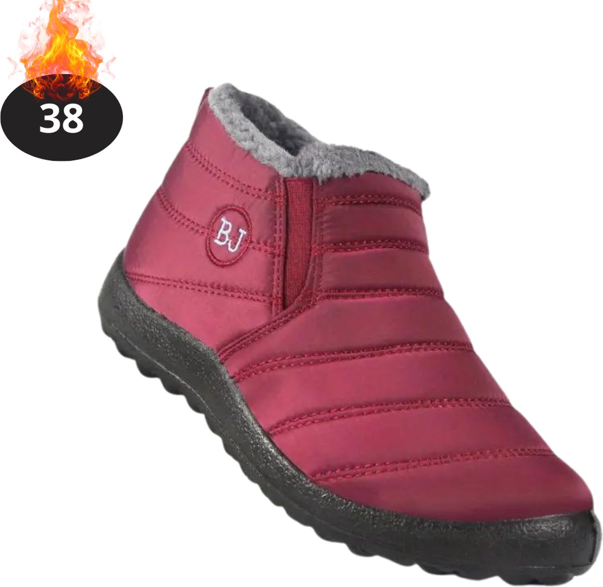 Nivard Snowboots Sneeuwschoenen Sneeuwboots Dames Wintersport Ski Skischoenen – 38 Laag Rood