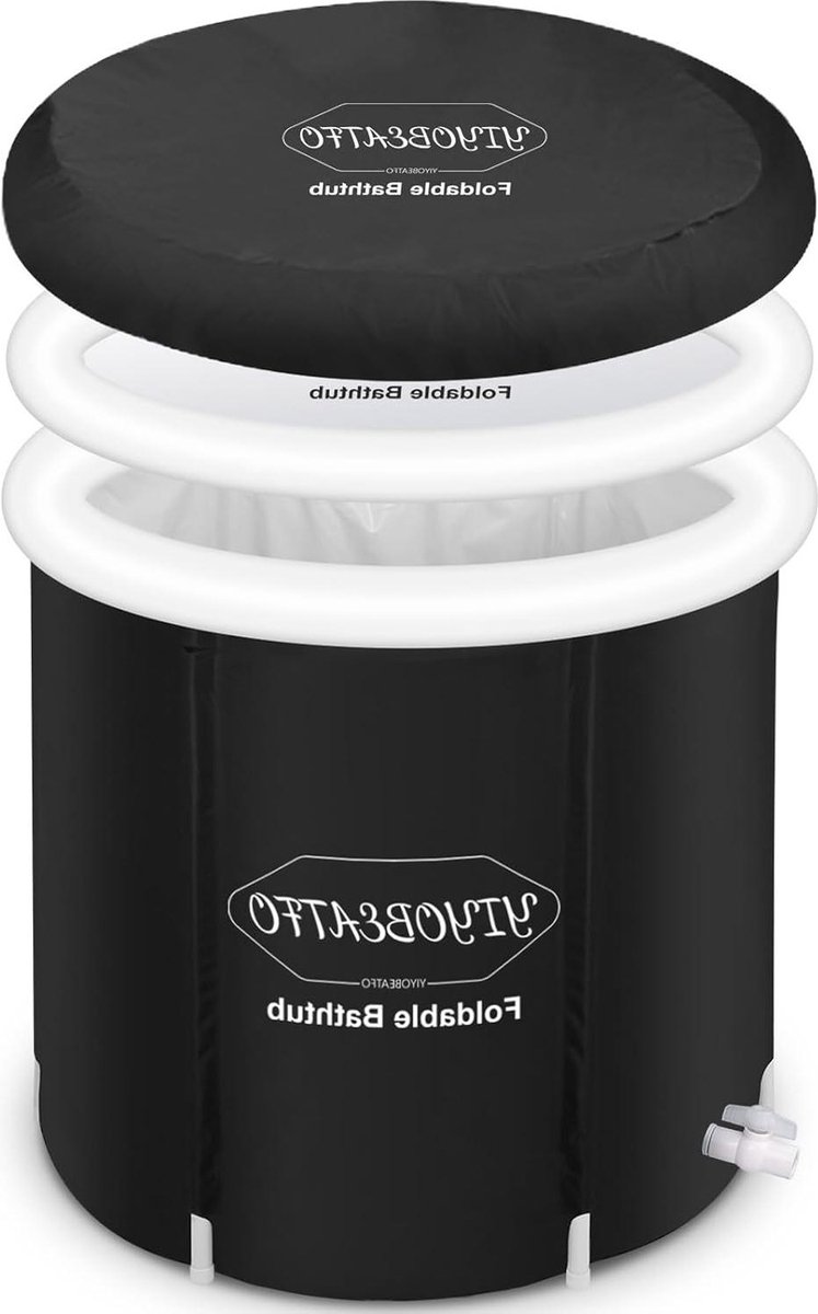 Goedkoopste Opvouwbare draagbare koude badkuip voor atleten - ijsbad voor herstel - volwassenen - hot spa - buiten gebruik bath bucket