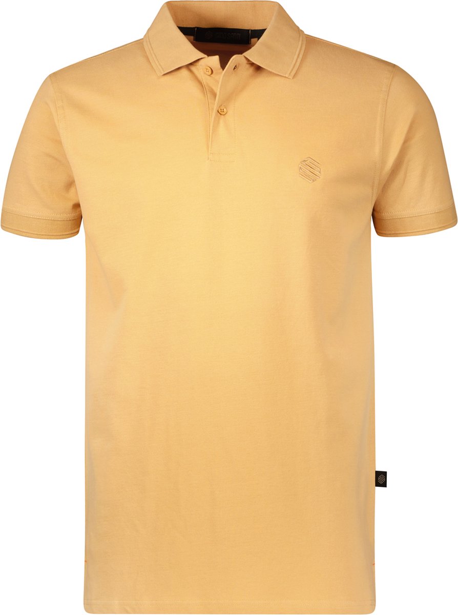 Gino Santi Polo Shirt Heren Smart Cotton Camel | Maat S