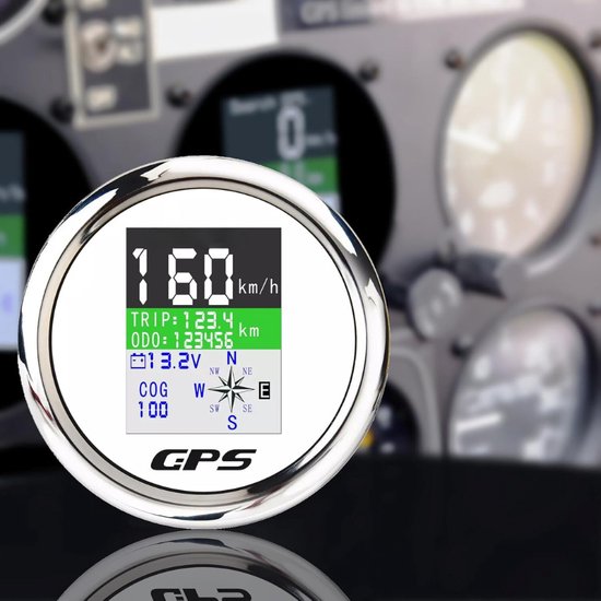 Snelheidsmeter, 85 Mm Digitale GPS