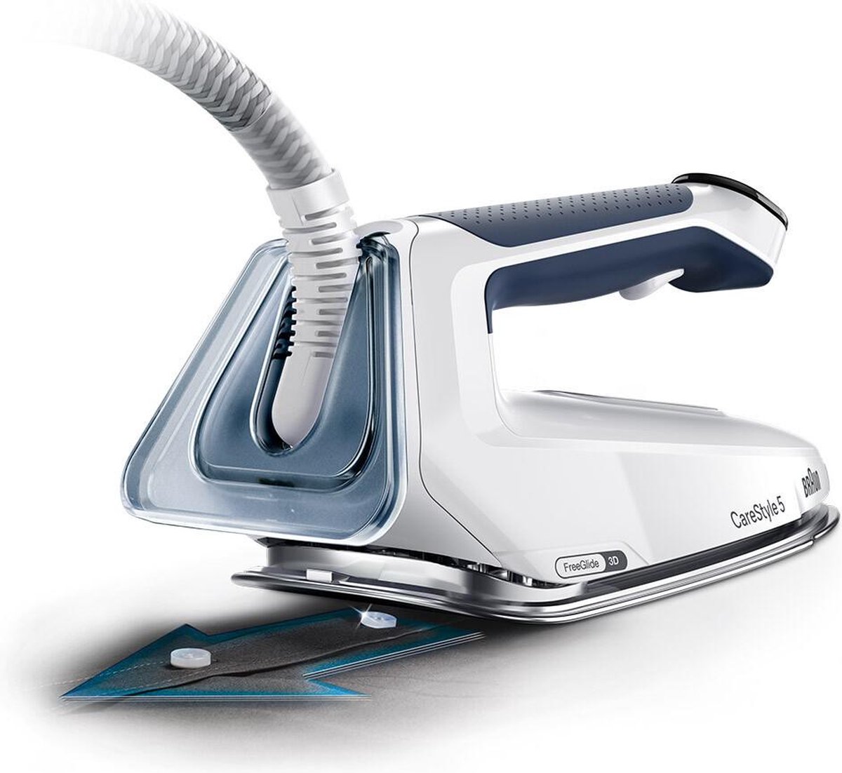 Braun CareStyle 5 IS5245BL - Stoomgenerator - Lichtgewicht Strijkijzer - Groot Waterreservoir - Blauw — afbeelding 6
