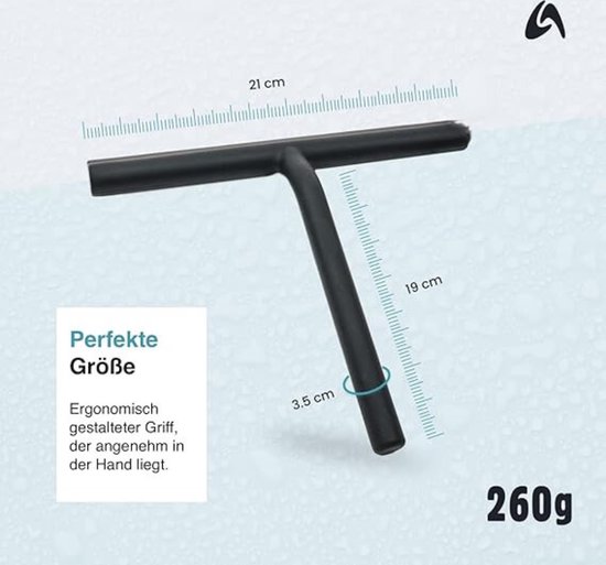 Raclette De Fenêtre – Essuie-glace Robuste, Lave-vitre Moderne | Raclette De Cuisine Domestique Sans Traces, Balai D'essuie-glace Flexible Pour Vitres De Voiture, Raclette D'essuie-glace Pour Nettoyeu