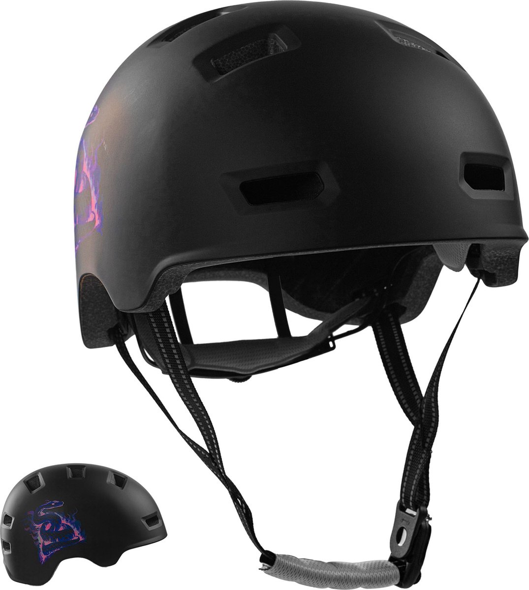 CRAZY SAFETY Skater Helm Rampage Snake