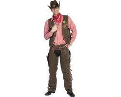 Verkleedpak cowboy man Wild West Wade Man 52-54 - Carnavalskleding