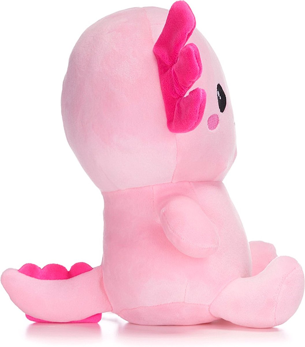 Kawaii Axolotl Pluche Speelgoed Cartoon Axolotl KnuffelDier Pluche Pop Leuke Roze Bule Salamander Speelgoed Voor Kinderen Verjaardagscadeau 30cm