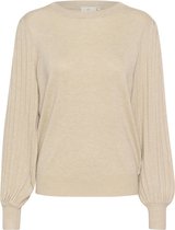 Kaffe Trui Kalone Knit Pullover 10507905 1513051 Feather Gray Melange Dames Maat - XS