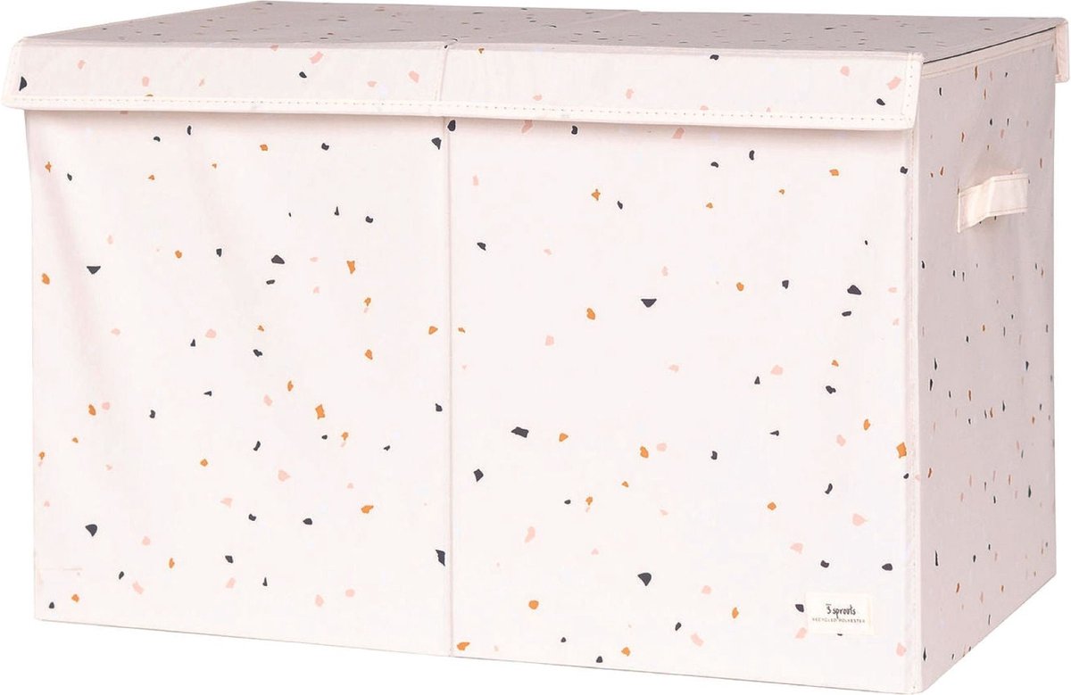 Image of 3 Sprouts Speelgoedkist Terrazzo Creme