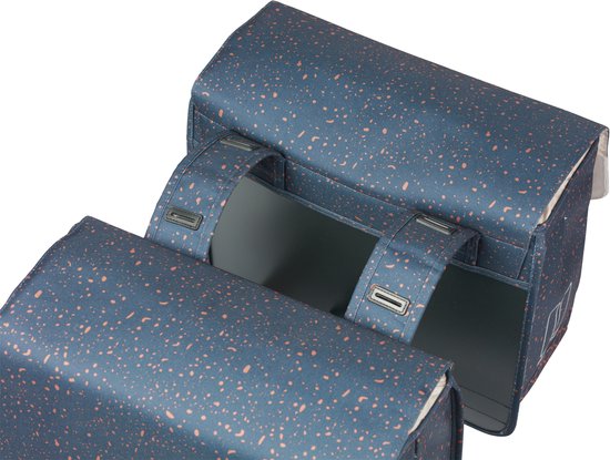 Basil Flair dubbele fietstas, 35L, navy van Basi — afbeelding 4