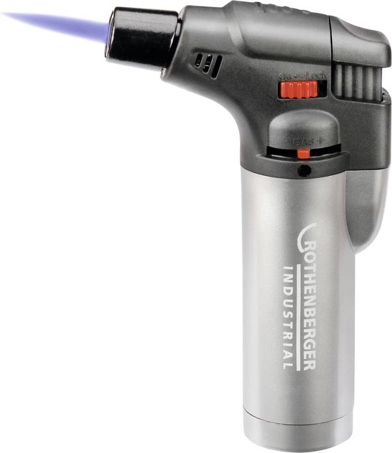 ROTHENBERGER RomaXI Eco Industriële verwarmingsbrander, gasbrander, vlammenapparaat, onkruidverdelger, lassen van bitumbladeren, branderkop 47 cm, inclusief 3 m propaangasslang 1500004669