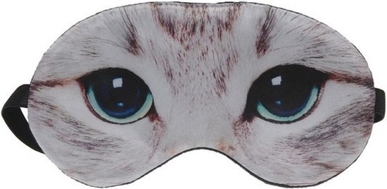 Set van 4 schattige slaap blinddoek, oogmasker zachte pluizige slaap
