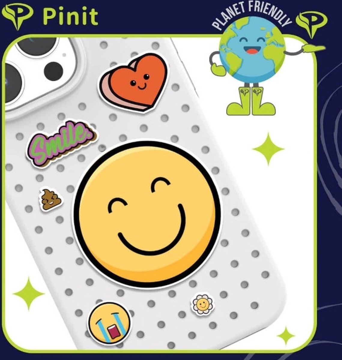 Pinit Emoji-pinnen voor Pinit Case-patroon 1