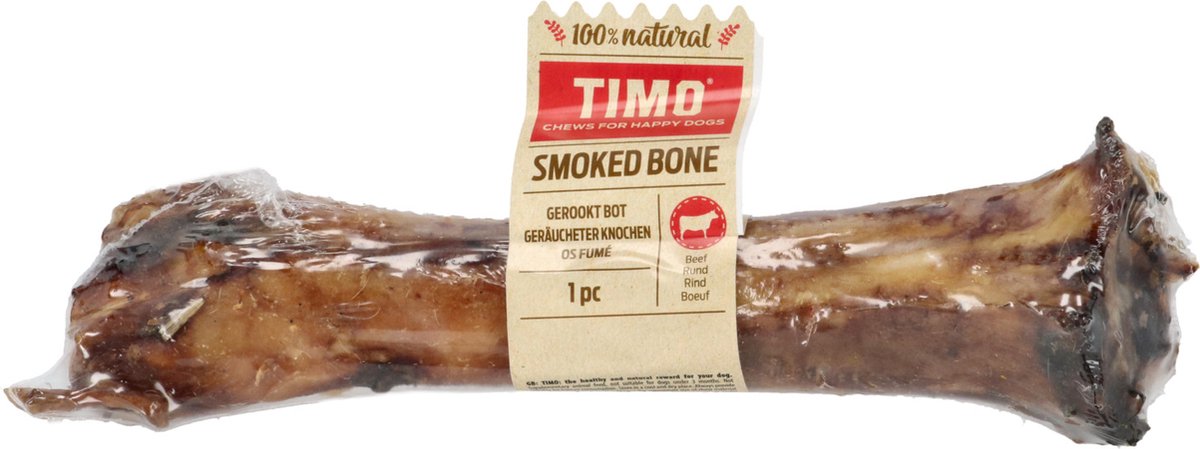 Timo Runderbeen Gerookt - Hondensnacks - 278 g