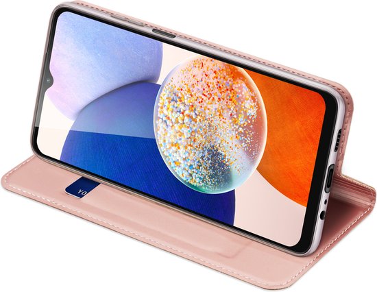 Dux Ducis - Coque de téléphone adaptée à Samsung Galaxy A16 5G - Skin Pro - Book Case - Rose