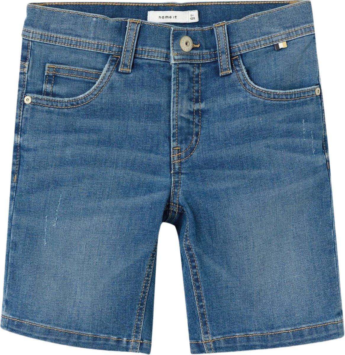 NAME IT NKMSILAS SLIM L DNM SHORTS 9896-IC TB Jongens Jeans - Maat 116