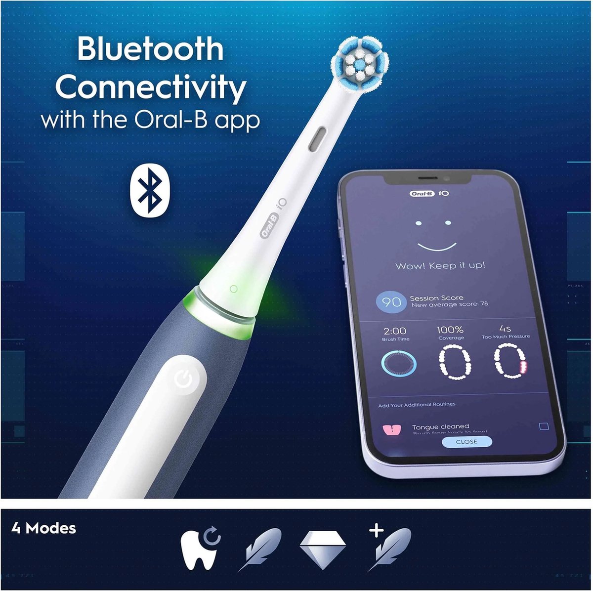 Afbeelding 3 van Oral-B iO My Way - Elektrische Tandenborstel - Voor Kinderen Vanaf 10 Jaar