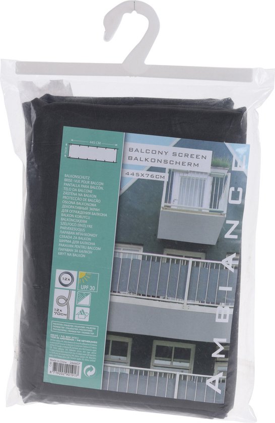 vidaXL Windscherm uittrekbaar 180x1000 cm bruin, windscherm, balkon scherm, balkondoek, balkonscherm, windscherm balkon, scherm balkon