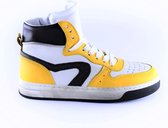 Hip sneaker H1301-75DO-EC Geel wit zwart dia-38