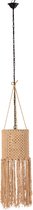 Hanglamp | katoen | naturel | 26.75x76.25x (h)76.25 cm