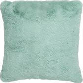 Kussen | textiel | blauw | 47x47x (h)7 cm