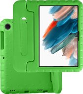 Hoesje Geschikt voor Samsung Galaxy Tab A8 Hoesje Kinder Hoes Shockproof Cover - Kindvriendelijke Hoesje Geschikt voor Samsung Tab A8 Hoes Kids Case - Groen