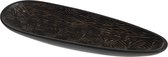 Schaal | polyester | bruin | 66.5x19.5x (h)10.5 cm