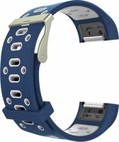 Fitbit charge 2 Sport bandje blauw - wit