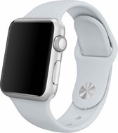 Rubberen sport bandje voor de Geschikt voor Apple Watch 38mm - 40mm M/L - Fog 1|2|3|4|5|6|7