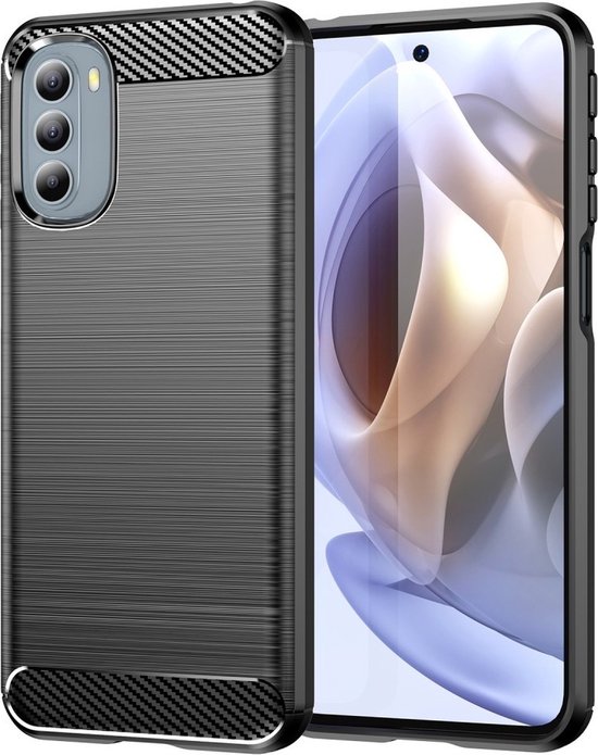 Cazy Motorola Moto G31/G41 hoesje - Rugged TPU Case - zwart | bol