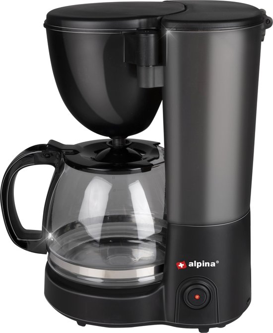 Alpina Koffiezetapparaat Filterkoffie-warmhoudplaat Pauzefunctie 750 W 1.25 L 10-12