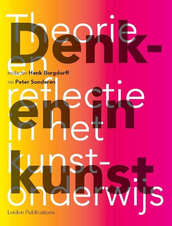 Cover van het boek 'Denken in kunst'