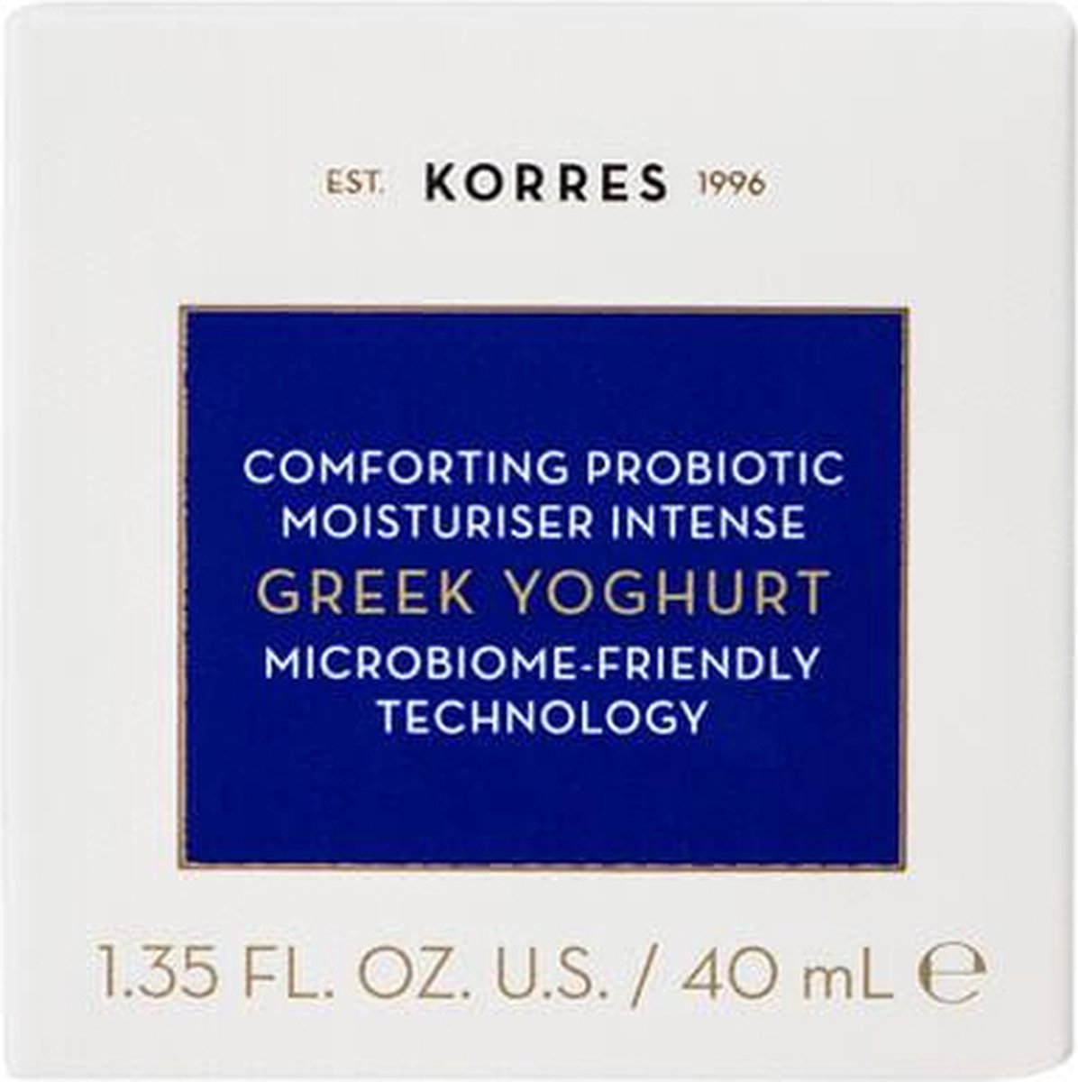 Korres - Greek Yoghurt Comforting Probiotic Moisturiser Intense - 40 ml
