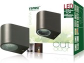 Ranex Ra-5000332 Led Buitenwandlamp van Roestvrijstaal