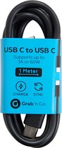 GrabNGo Gng Laadk. Usb-c>usb-c 1m Zwart