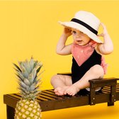 Kiki Bibs - Baby Bandana Slab Ananas - kwijl slabbetje - punt slabbetje - slabbetje baby - bavet