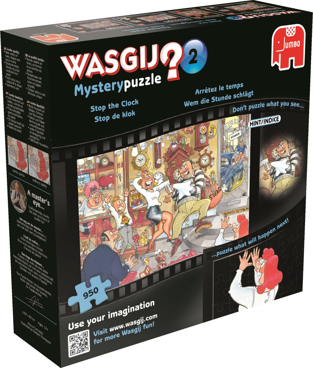 Wasgij Mystery 2 Stop de Klok puzzel - 950 Stukjes