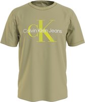 Calvin Klein Heren T-Shirt Olijf maat M