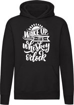 Wake up it is whiskey o clock hoodie | sweater | whisky | drank |kado | trui | unisex | capuchon