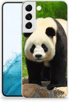 Bumper Hoesje Geschikt voor Samsung Galaxy S22 Plus Smartphone hoesje Panda